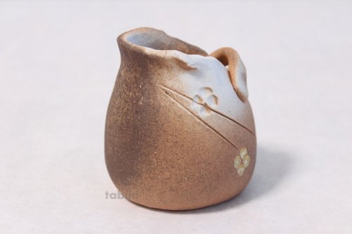 Other Images1: Shigaraki pottery Japanese small vase tebukuro flower H 8.5cm