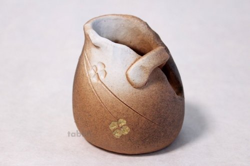 Other Images2: Shigaraki pottery Japanese small vase tebukuro flower H 8.5cm