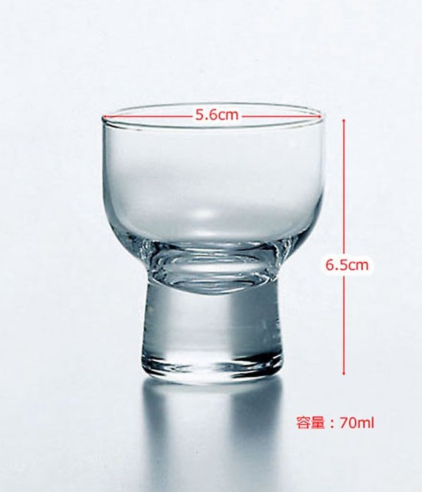 Photo2: Sake glass cups Toyo Sasaki sakazuki 70 ml set of 6 