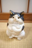 Photo12: Shigaraki Japanese pottery figurine Boss cat H 22.5 cm 