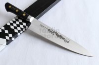 Misono Sweeden Carbon Steel Japanese Knife DRAGON FLOWER ENGRAVING Gyuto chef