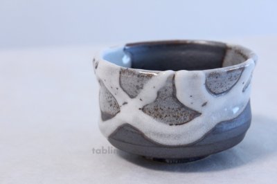 Photo2: Mino yaki ware Japanese tea bowl Shinsetu tabi hime chawan Matcha Green Tea 