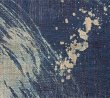 Photo4: Kyoto Noren SB Japanese batik door curtain Aranami Wave indigo 88cm x 150cm (4)