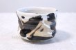 Photo2: Mino yaki ware Japanese matcha tea bowl igakuro-oribe hime chawan (2)