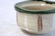 Photo3: Mino yaki ware Japanese tea bowl Fuchi Oribe chawan Matcha Green Tea (3)