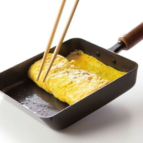 Japanese Tamagoyaki Omelette Egg Frying Pan wooden handle Wahei made in  Japan - tablinstore