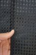 Photo3: Noren CSMO Japanese door curtain Anti-inflammatory Waffle black 85 x 150cm (3)