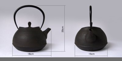 Photo2: ITCHU-DO HAKEME Japanese Cast Iron tea Kettle Nambu Tetsubin 1000ml