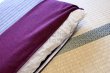 Photo4: Japanese floor pillow cushion zabuton Kurume textile psdik en 55 x 59cm (4)