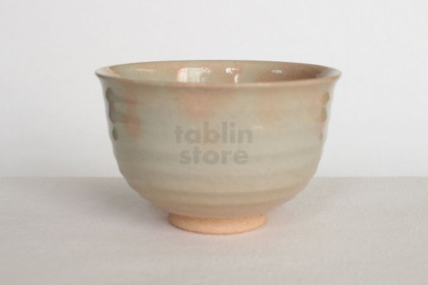 Photo1: Mino yaki ware Japanese tea bowl Danme irabo chawan Matcha Green Tea (1)