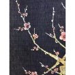 Photo2: Noren Japanese Doorway Curtain csmo batik  plum cotton 85 x 150 cm (2)