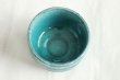 Photo6: Mino ware pottery Japanese tea ceremony bowl Matcha chawan tsutsu blue wan (6)