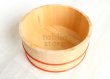 Photo7: Japanese natural wood Basin sawara resin hoop D22.5cm (7)