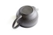 Photo7: Tokoname Japanese tea pot Gyokuryu ceramic tea strainer tsumami-w black 290ml (7)