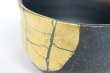 Photo6: Kutani matcha chawan Japanese tea ceremony bowl ippuku gold kinpakusai (6)