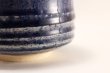 Photo4: Mino yaki ware Japanese tea bowl indigo blue glaze chawan Matcha Green Tea (4)