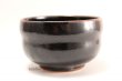 Photo2: Mino yaki ware Japanese tea bowl black graze hisago chawan Matcha Green Tea (2)