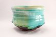 Photo1: Mino yaki ware Japanese tea bowl Shinkai hen chawan Matcha Green Tea (1)