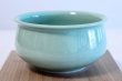 Photo1: Japanese pottery Kensui Bowl for Used tea leaves, Tea ceremony blue glaze Izumi (1)