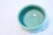 Photo4: Japanese pottery Kensui Bowl for Used tea leaves, Tea ceremony blue glaze Izumi (4)