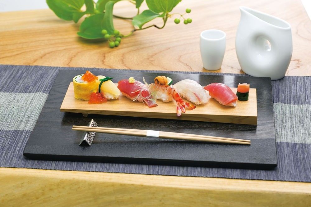 Olive Wood Sushi Plate, Sushi Serving Tray, Sushi Gift, Olive