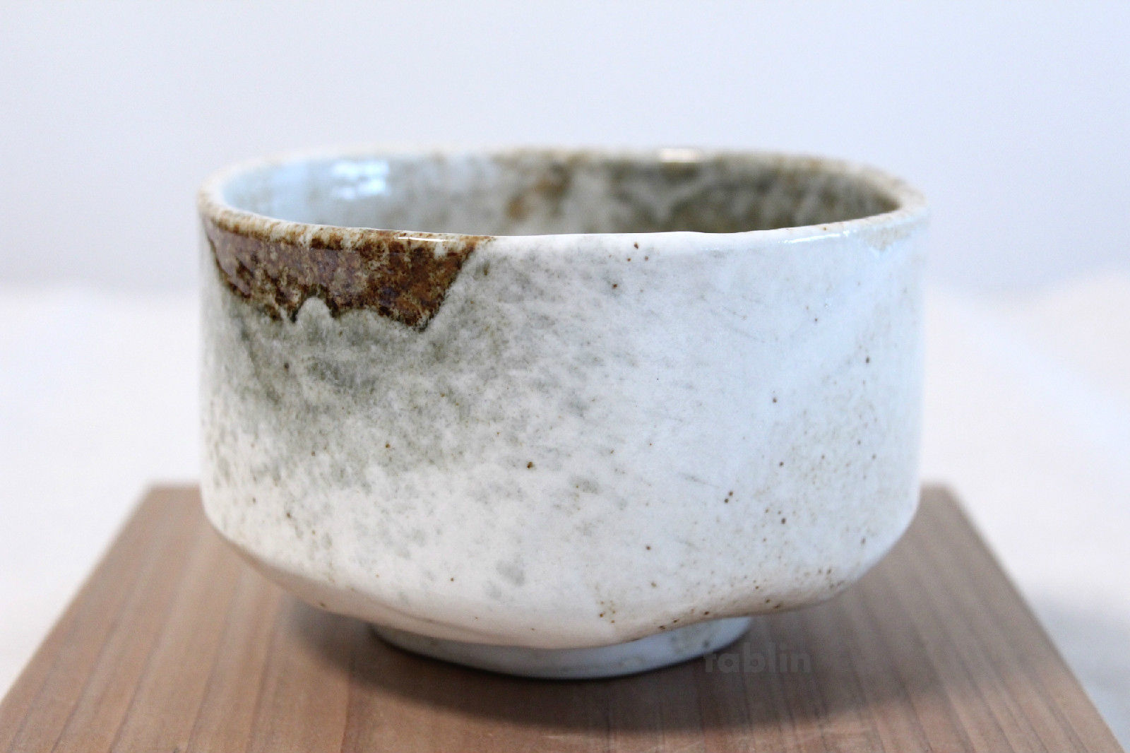 Mino Ware Japanese Handcrafted Matcha Tea Bowl Beige, Matcha Tea Cup Ceremony, Authentic Pottery, Yuki Shino Chawan