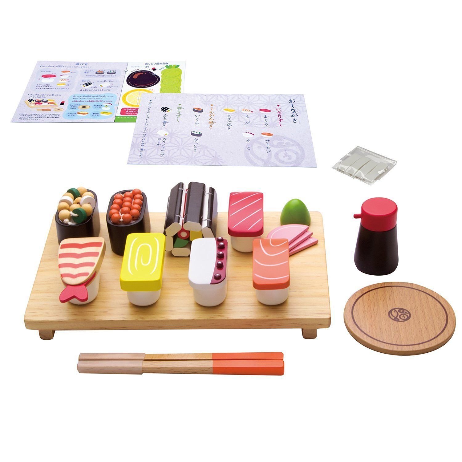 Japanese Natural Wooden yc Japanese sushi roll tool set W26cm - tablinstore