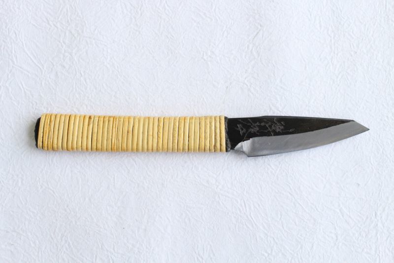 Wood Carving Chisel knife Okeya Fujimaki kurouchi Ken blade white