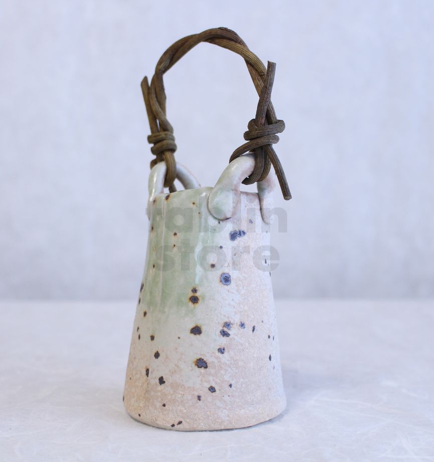 Ceramic Handbag Vase - Handmade